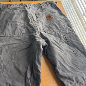 Carhartt Men's insulated Charcoal gray Cargo Pants